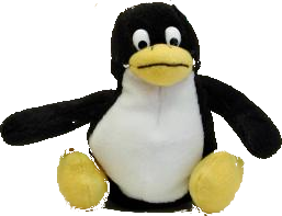 small soft toy tux